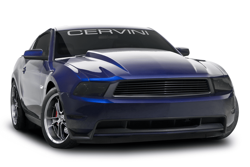 Cervinis Fiberglass 3 Inch Cowl Hood 2010-12 Ford Mustang